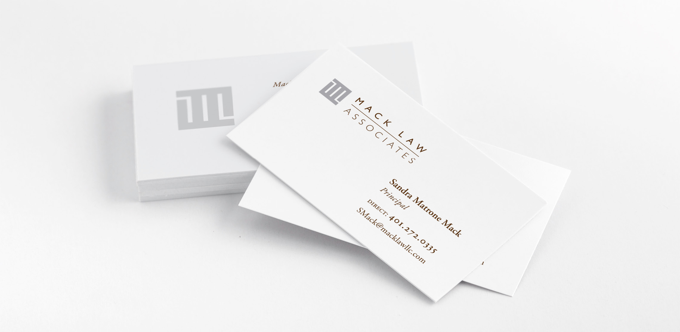 Mack Law business cards